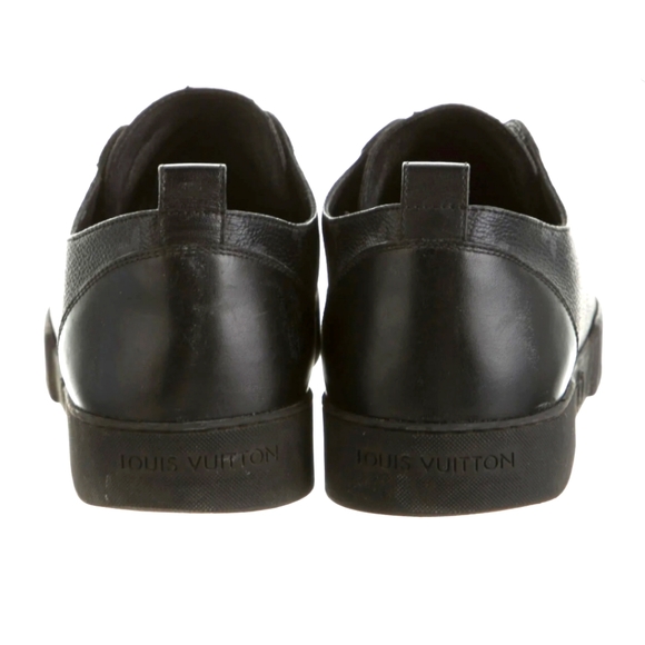 Louis Vuitton Black Monogram LV Sneakers Men's Sz. 7.5- fits women 10-10… - Picture 5 of 6